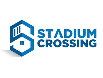 Stadium Crossing logo design by shere