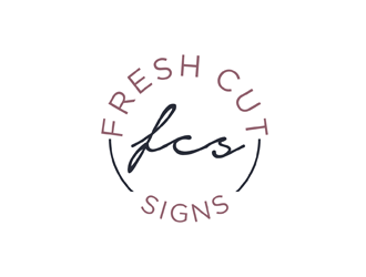 Fresh Cut Signs logo design by johana