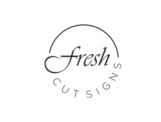 Fresh Cut Signs logo design by checx