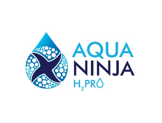AquaNinja, Inc. logo design by Foxcody