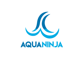 AquaNinja, Inc. logo design by Roco_FM