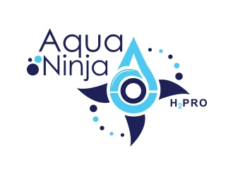 AquaNinja, Inc. logo design by zubi