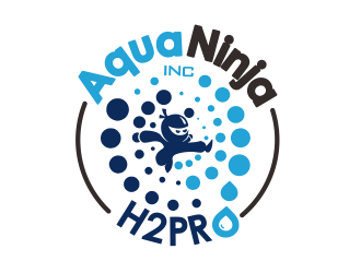 AquaNinja, Inc. logo design by YONK