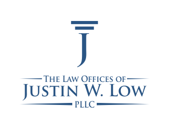 The Law Offices of Justin W. Low, PLLC logo design by hopee