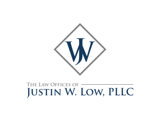 The Law Offices of Justin W. Low, PLLC logo design by sitizen