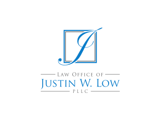 The Law Offices of Justin W. Low, PLLC logo design by Landung