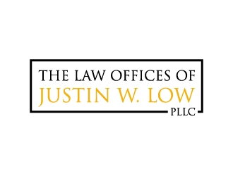 The Law Offices of Justin W. Low, PLLC logo design by cybil