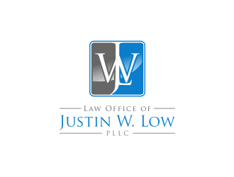The Law Offices of Justin W. Low, PLLC logo design by Landung
