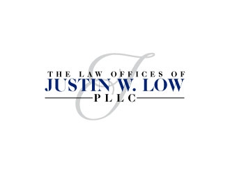 The Law Offices of Justin W. Low, PLLC logo design by uttam