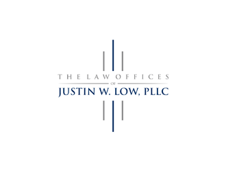 The Law Offices of Justin W. Low, PLLC logo design by ndaru
