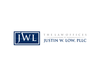 The Law Offices of Justin W. Low, PLLC logo design by ndaru