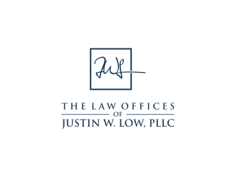 The Law Offices of Justin W. Low, PLLC logo design by ohtani15