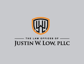 The Law Offices of Justin W. Low, PLLC logo design by josephope
