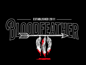 BLOODFEATHER logo design by prodesign
