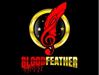 BLOODFEATHER logo design by uttam