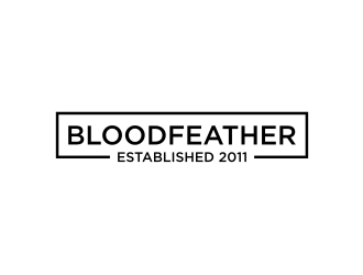 BLOODFEATHER logo design by rief