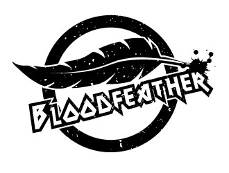 BLOODFEATHER logo design by Erasedink