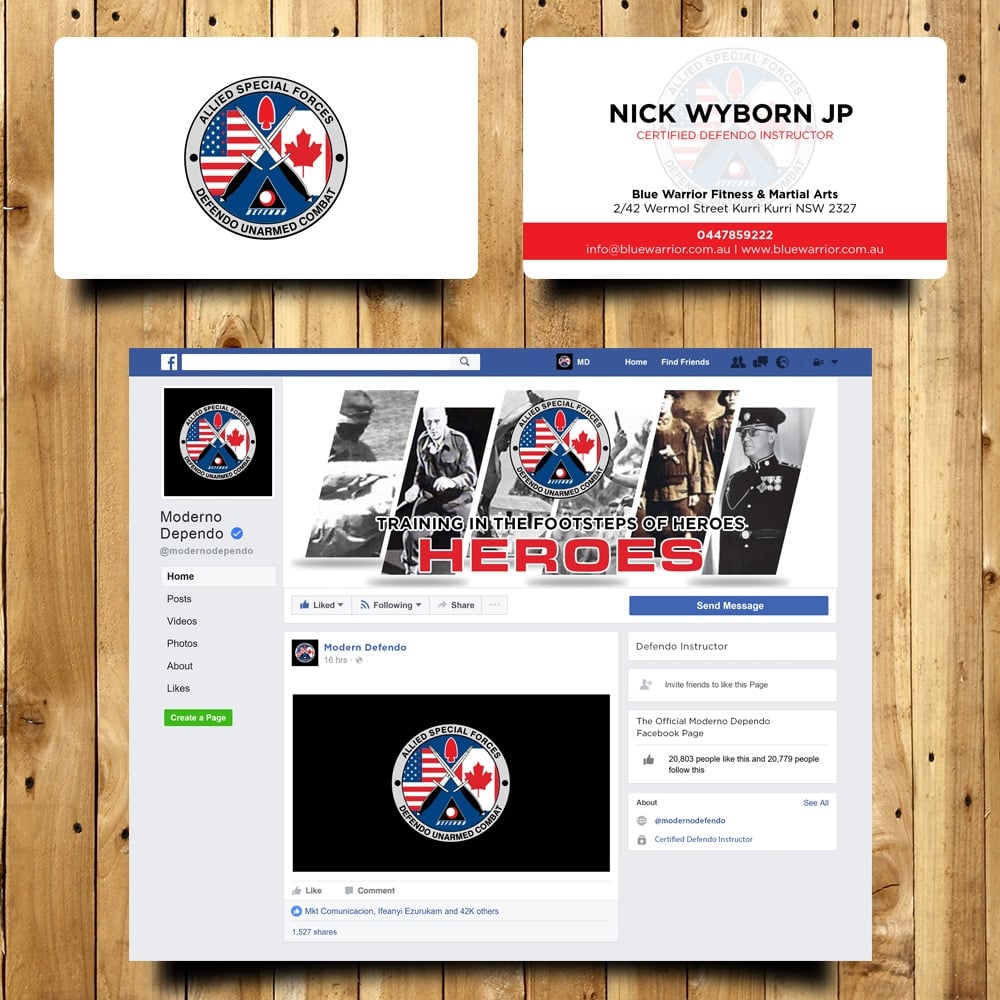 Modern Defendo  logo design by torresace