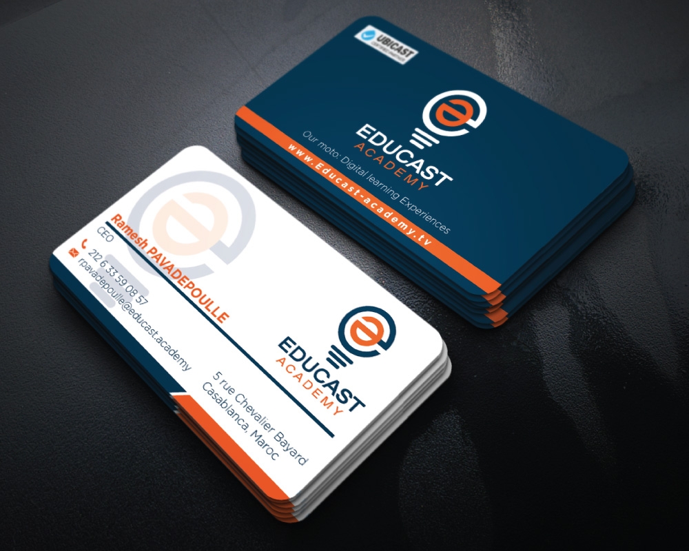 Educast Academy logo design by Boomstudioz