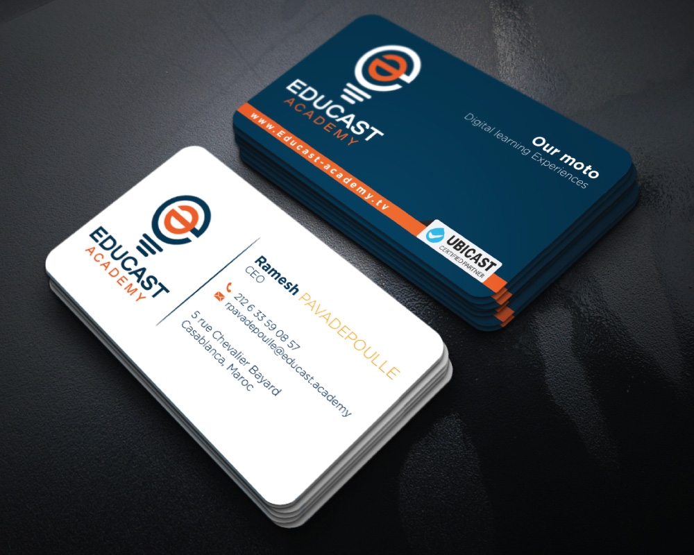 Educast Academy logo design by Boomstudioz