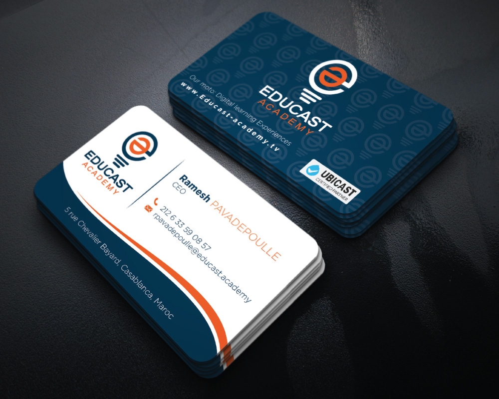 Educast Academy logo design by Boomstudioz