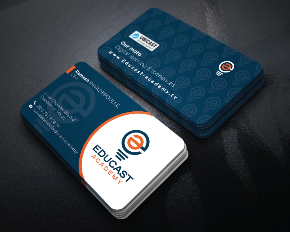 Educast Academy logo design by Boomstudioz