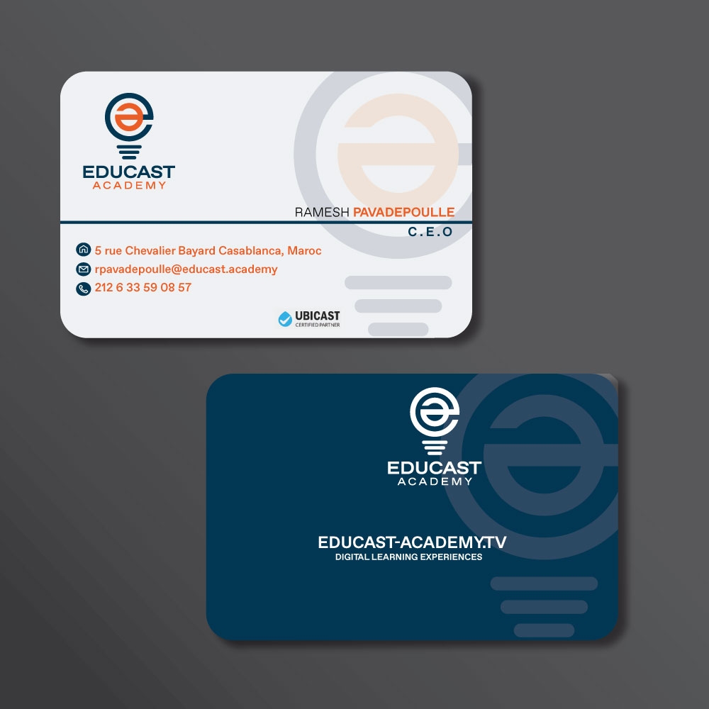 Educast Academy logo design by Erasedink