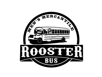 Rooster Bus logo design by bougalla005