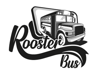 Rooster Bus logo design by Suvendu