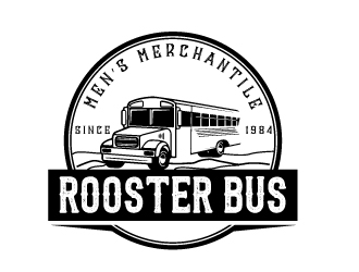 Rooster Bus logo design by Suvendu