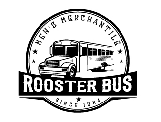 Rooster Bus logo design by Suvendu