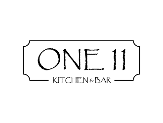 One 11 Kitchen & Bar logo design by kojic785