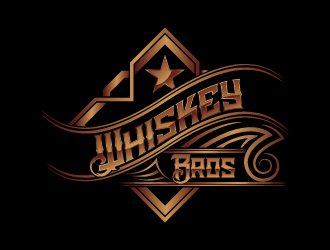 Whiskey Bros logo design by fastsev
