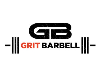 Grit Barbell logo design by shere