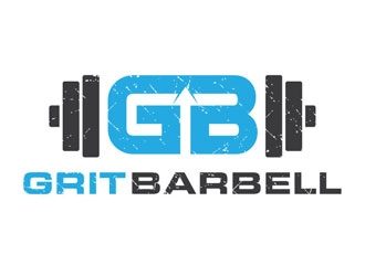 Grit Barbell logo design by shere