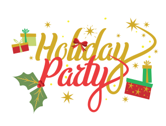 Holiday Party logo design by AdenDesign