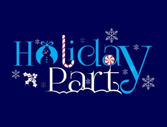 Holiday Party logo design by LogoInvent