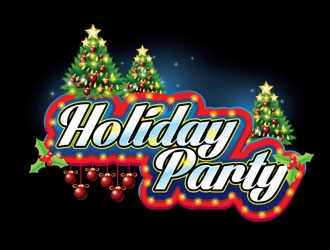 Holiday Party logo design by shere
