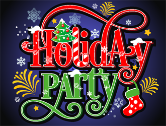 Holiday Party logo design by coco