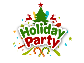 Holiday Party logo design by BeDesign
