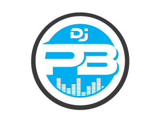 DJ PB logo design by prodesign