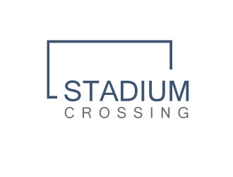 Stadium Crossing logo design by harshikagraphics
