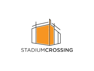 Stadium Crossing logo design by Eliben
