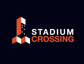 Stadium Crossing logo design by LogoInvent