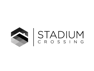 Stadium Crossing logo design by spiritz