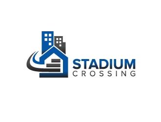 Stadium Crossing logo design by imalaminb