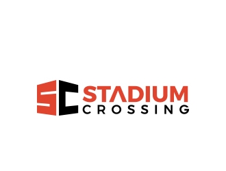Stadium Crossing logo design by MarkindDesign