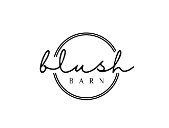Blush Barn/ blush barn logo design by Louseven