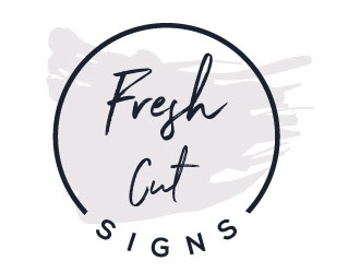 Fresh Cut Signs logo design by Suvendu