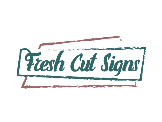 Fresh Cut Signs logo design by AdenDesign